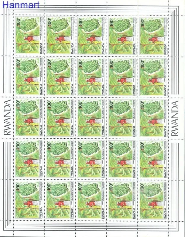 Znaczek Rwanda 1985 Mi 1297-1304 Czyste **