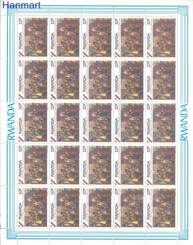 Znaczek Rwanda 1990 Mi 1421-1424 Czyste **