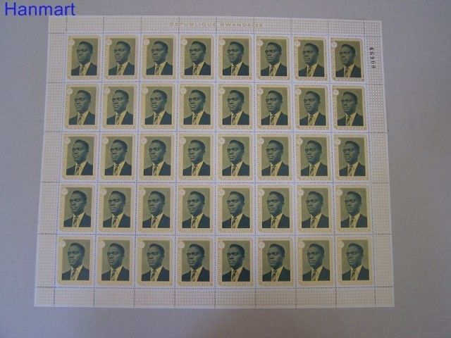 Znaczek Rwanda 1972 Mi 513-520 Czyste **