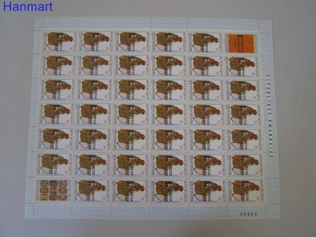 Znaczek Rwanda 1975 Mi 752-759 Czyste **