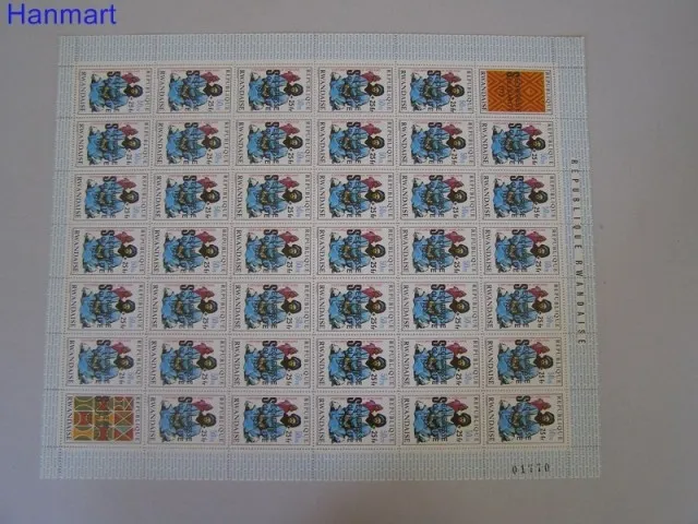 Znaczek Rwanda 1975 Mi 752-759 Czyste **