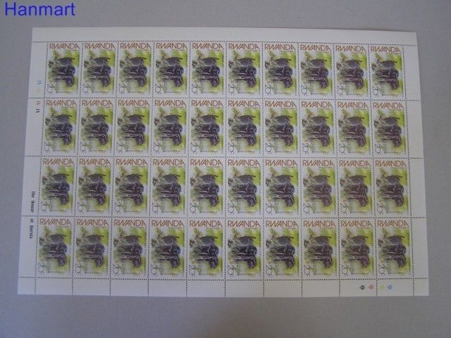 Znaczek Rwanda 1982 Mi 1196-1205 Czyste **