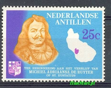 Znaczek Antyle Holenderskie 1966 Mi 165 Czyste **