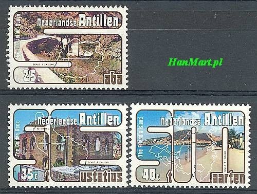 Znaczek Antyle Holenderskie 1977 Mi 345-347 Czyste **
