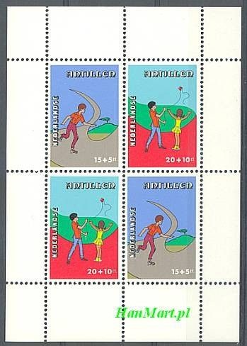 Znaczek Antyle Holenderskie 1978 Mi bl 8 Czyste **