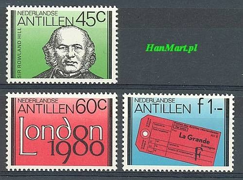 Znaczek Antyle Holenderskie 1980 Mi 419-421 Czyste **