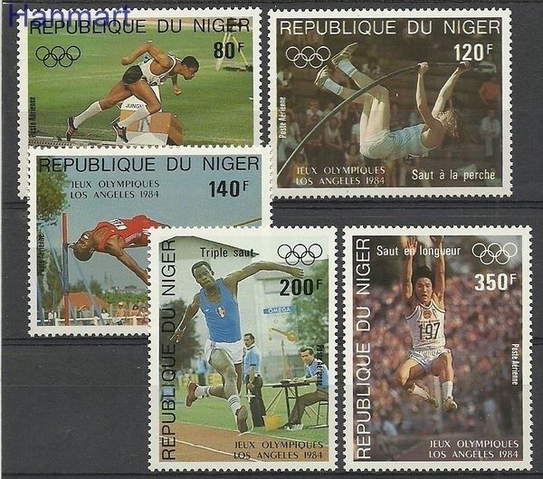 Znaczek Niger 1984 Mi 876-880 Czyste **