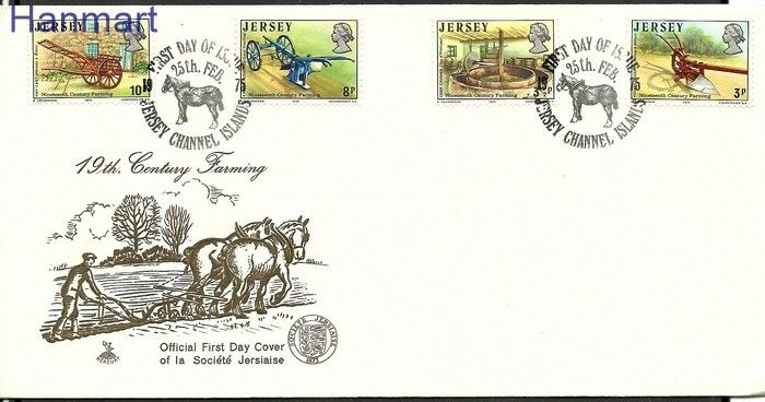 Znaczek Jersey 1975 Mi 114-117 FDC