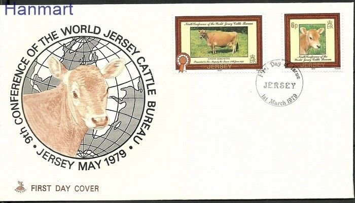 Znaczek Jersey 1979 Mi 196-197 FDC