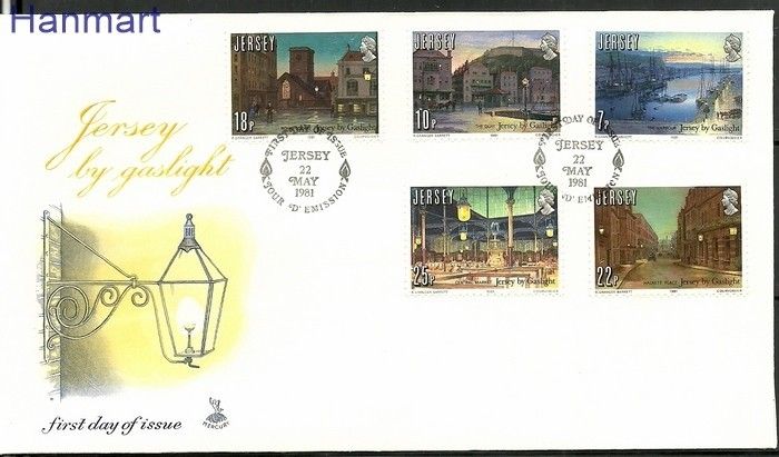 Znaczek Jersey 1981 Mi 257-261 FDC