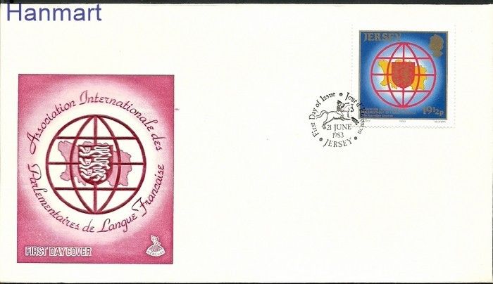 Znaczek Jersey 1983 Mi 308 FDC