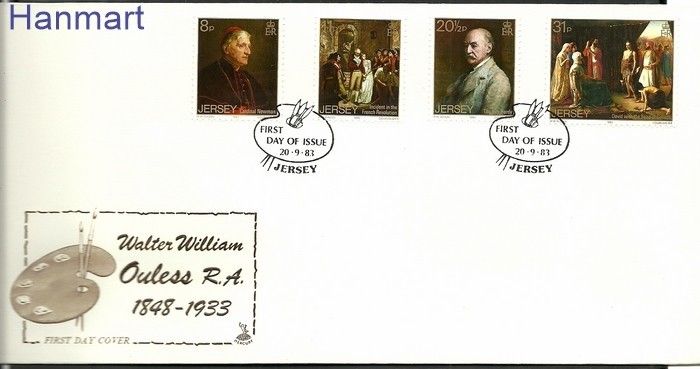 Znaczek Jersey 1983 Mi 309-312 FDC