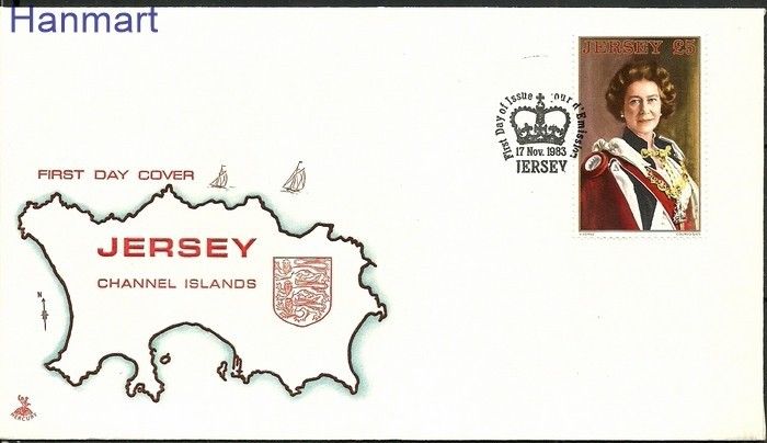 Znaczek Jersey 1983 Mi 313 FDC