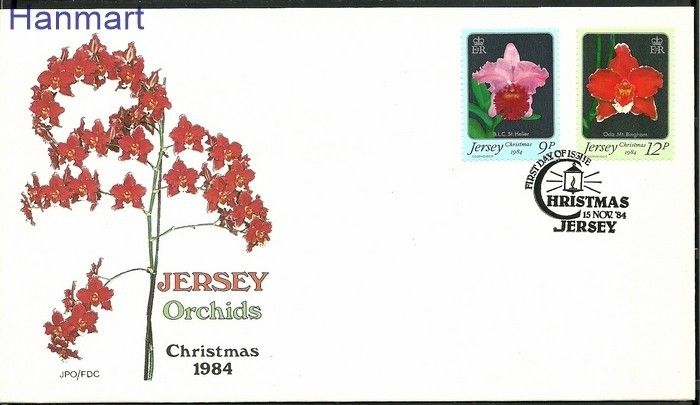 Znaczek Jersey 1984 Mi 340-341 FDC