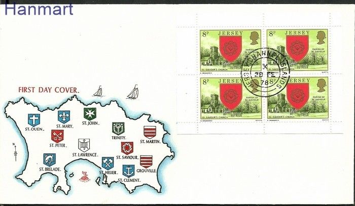 Znaczek Jersey 1978 Mi 23 FDC