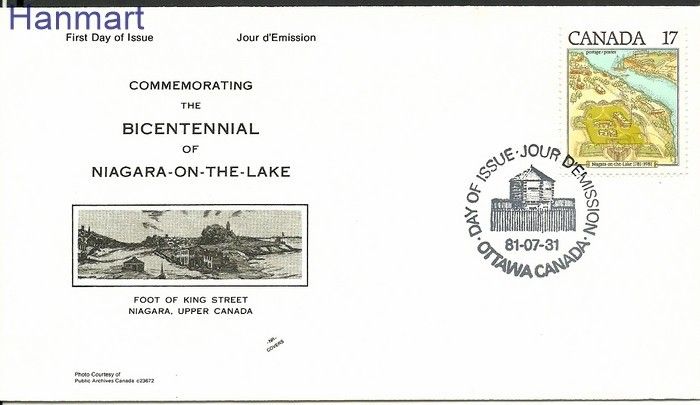 Znaczek Kanada 1981 Mi 808 FDC
