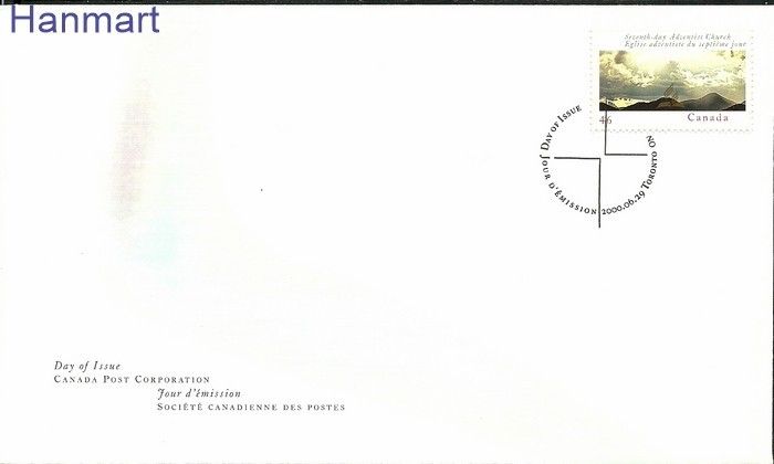 Znaczek Kanada 2000 Mi 1924 FDC