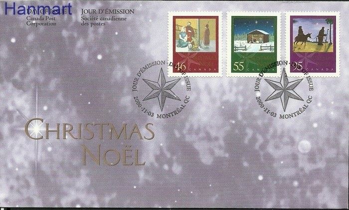 Znaczek Kanada 2000 Mi 1939-1941 FDC