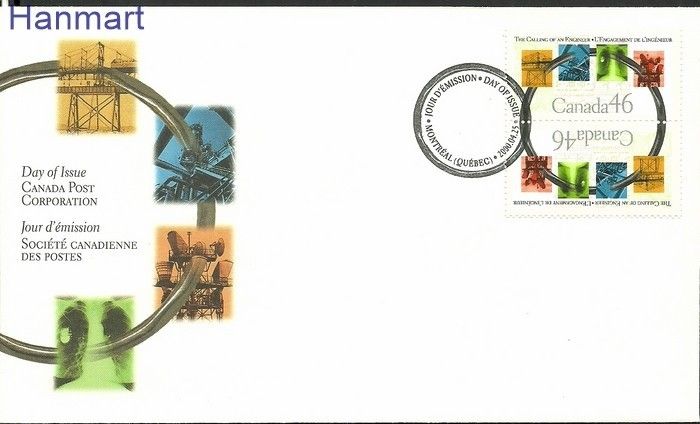 Znaczek Kanada 2000 Mi 1906 FDC