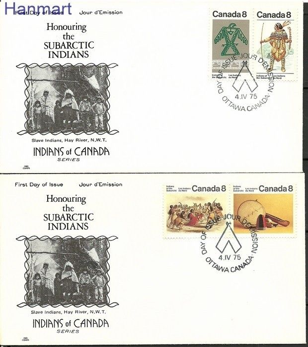 Znaczek Kanada 1975 Mi 587-590 FDC