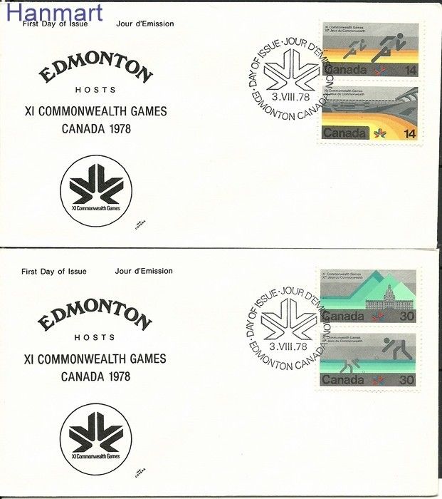 Znaczek Kanada 1978 Mi 698-701 FDC