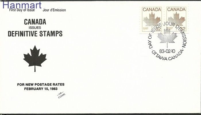Znaczek Kanada 1983 Mi 864C FDC