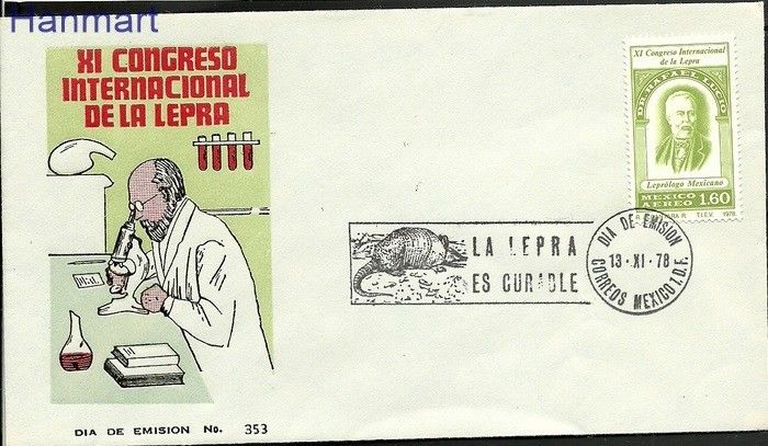 Znaczek Meksyk 1978 Mi 1612 FDC