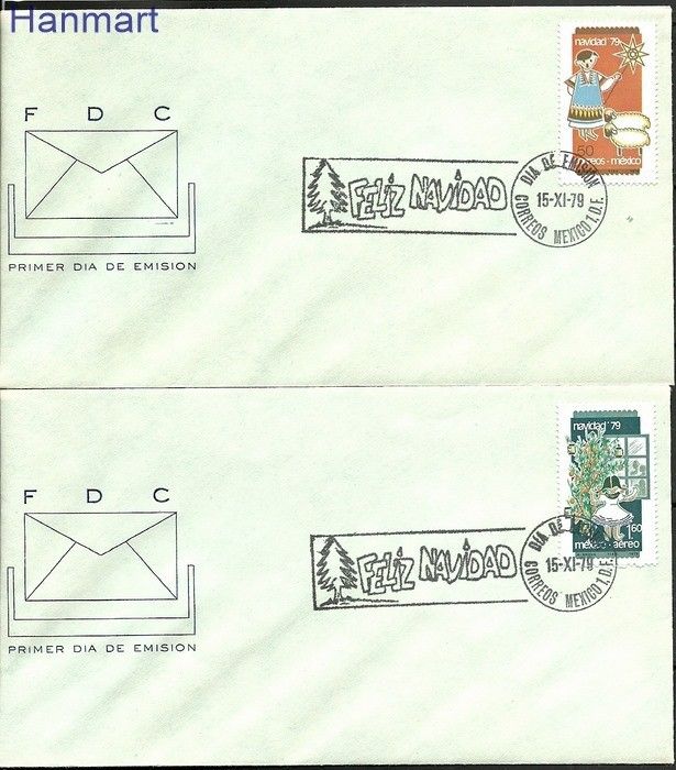 Znaczek Meksyk 1979 Mi 1656-1657 FDC
