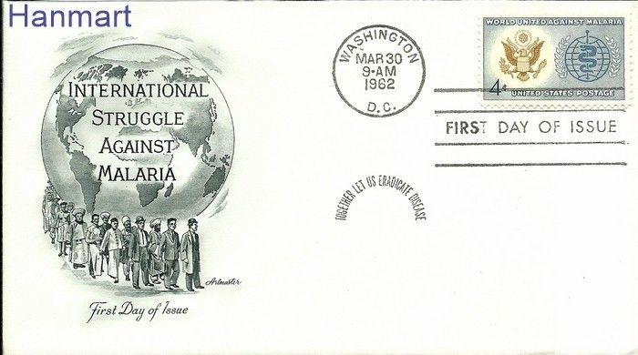 Znaczek USA 1962 Mi 823 FDC