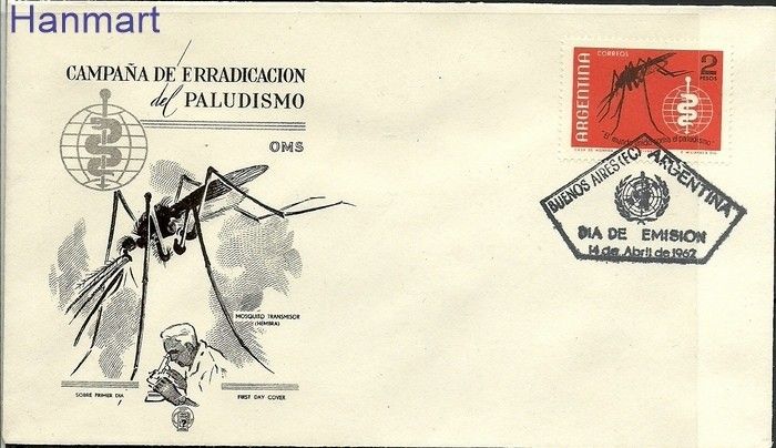 Znaczek Argentyna 1962 Mi 795 FDC