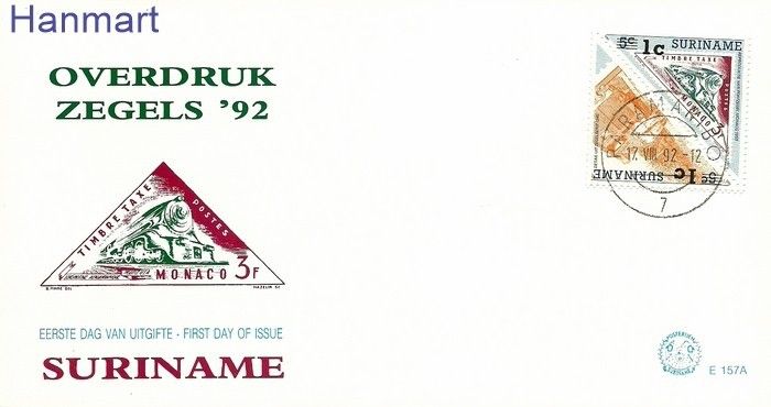 Znaczek Surinam 1992 Mi 1416-1417 FDC