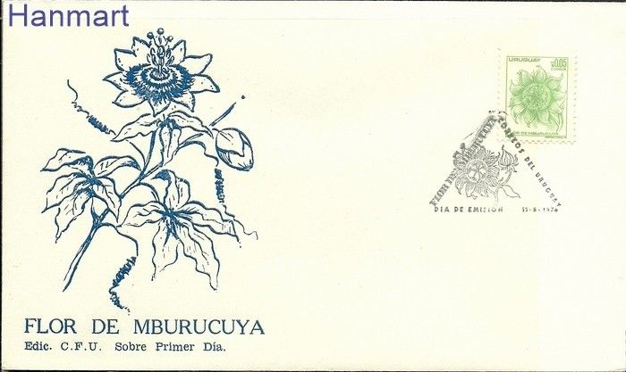 Znaczek Urugwaj 1976 Mi 1418 FDC