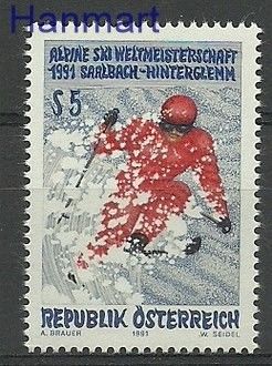 Znaczek Austria 1991 Mi 2014 Czyste **