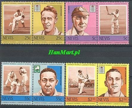 Znaczek Nevis 1984 Mi 186-193 Czyste **