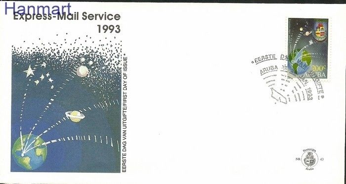Znaczek Aruba 1993 Mi 118 FDC