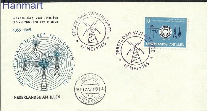 Znaczek Antyle Holenderskie 1965 Mi 148 FDC