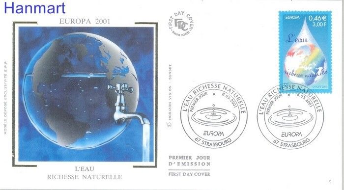 Znaczek Francja 2001 Mi 3528 FDC