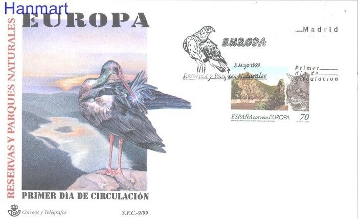 Znaczek Hiszpania 1999 Mi 3462 FDC