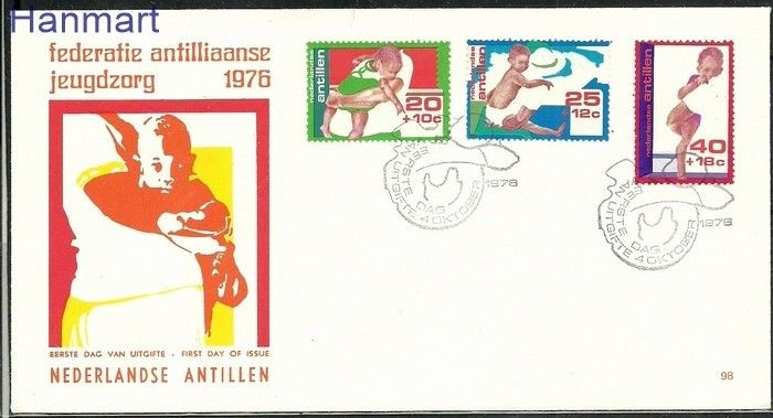 Znaczek Antyle Holenderskie 1976 FDC