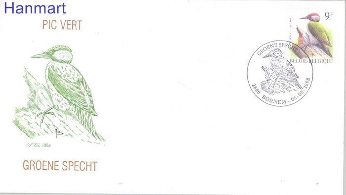 Znaczek Belgia 1998 Mi 2830 FDC