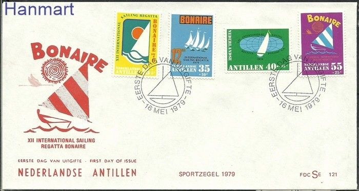 Znaczek Antyle Holenderskie 1979 Mi 391-394 FDC