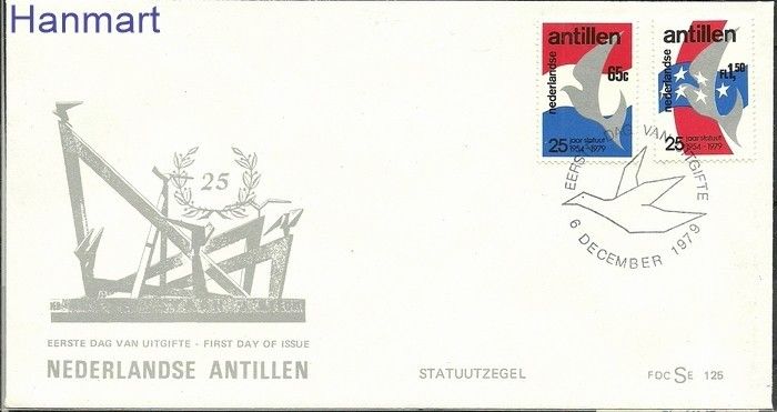 Znaczek Antyle Holenderskie 1979 FDC