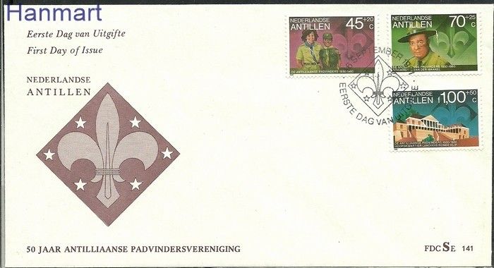 Znaczek Antyle Holenderskie 1981 Mi 450-452 FDC