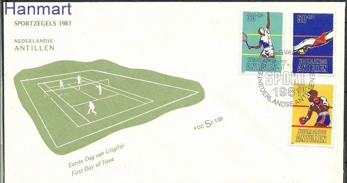 Znaczek Antyle Holenderskie 1981 FDC