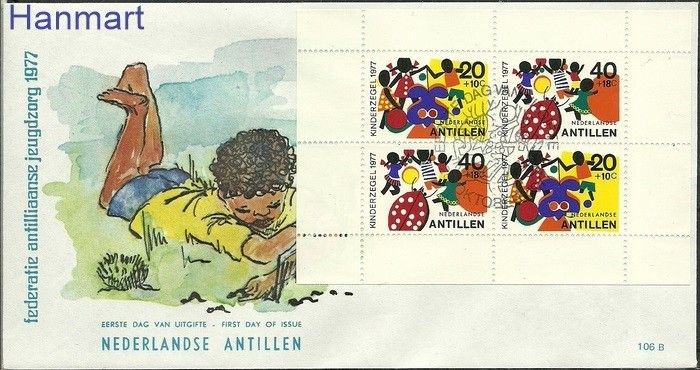 Znaczek Antyle Holenderskie 1977 FDC