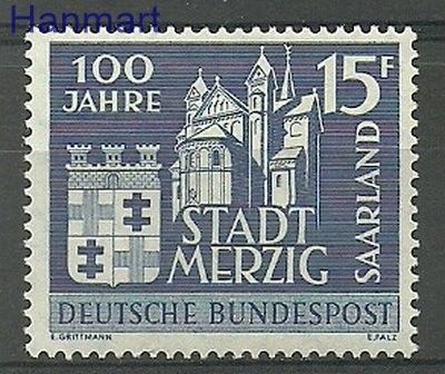 Znaczek Saara 1957 Mi 401 Czyste **