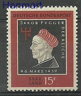 Znaczek Saara 1959 Mi 445 Czyste **
