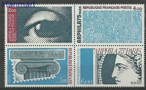 Znaczek Francja 1975 Mi 1923-1926 Czyste **