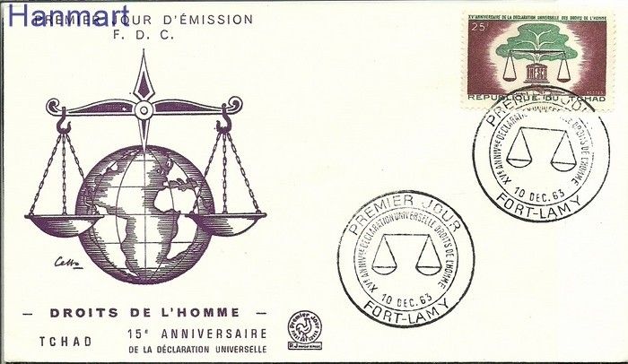 Znaczek Czad 1963 Mi 106 FDC