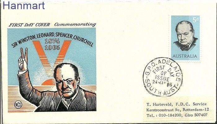 Znaczek Australia 1965 Mi 353 FDC